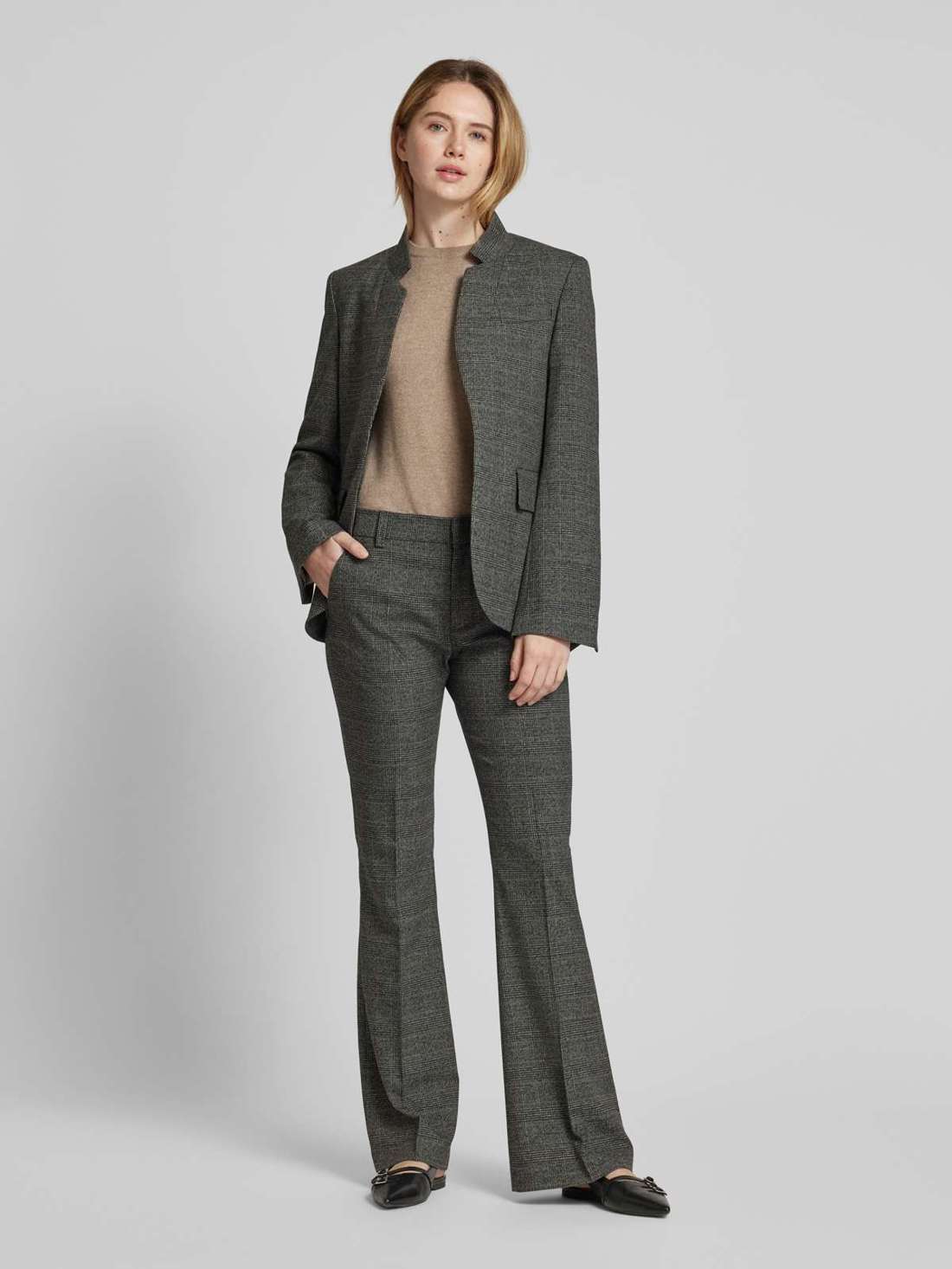 Расклешенные брюки из ткани с запрессованными складками PREVU TAILLEUR