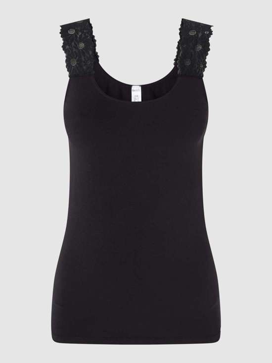 Майка с кружевом