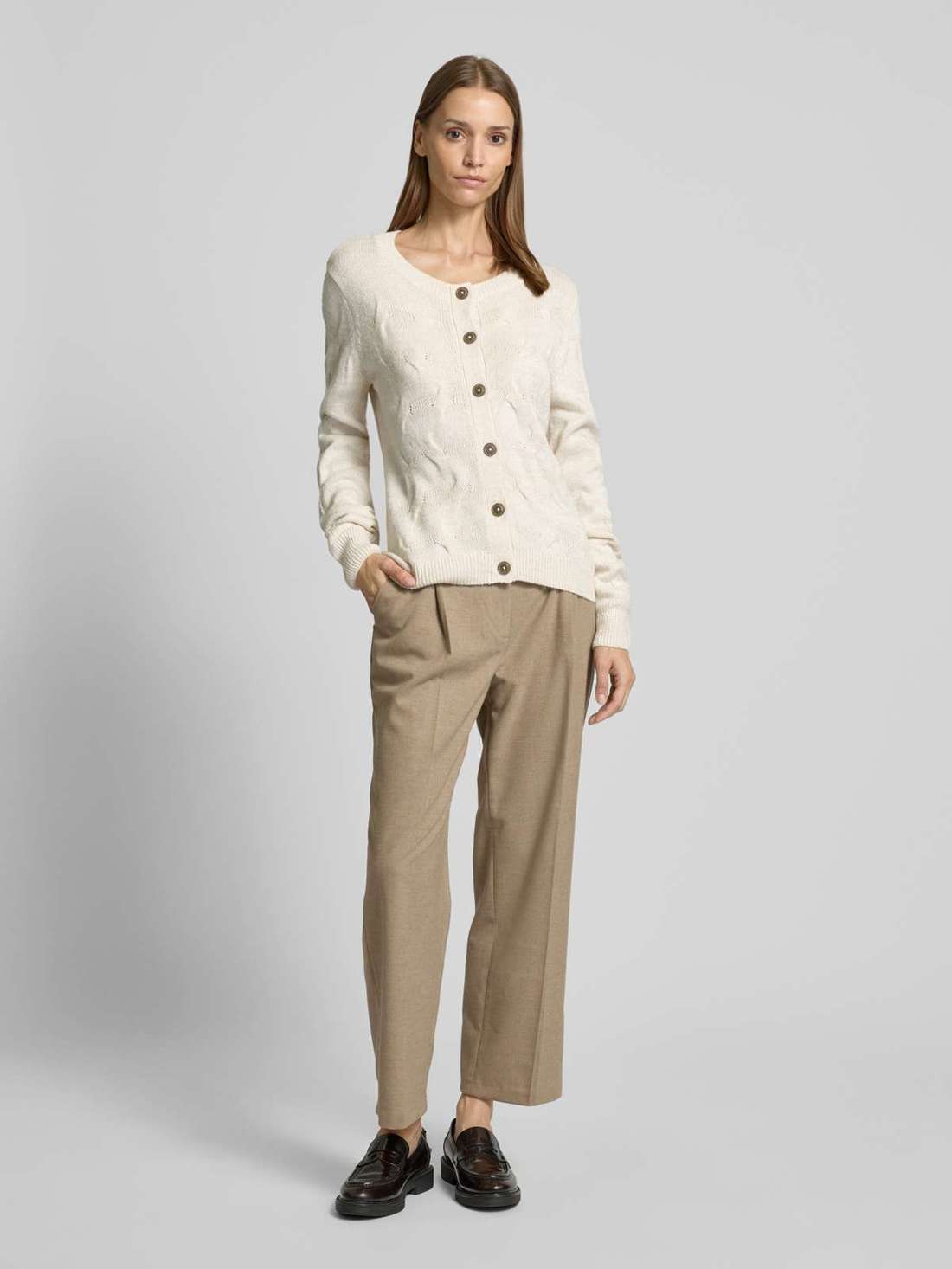 Вязаный кардиган со структурным узором Jazz