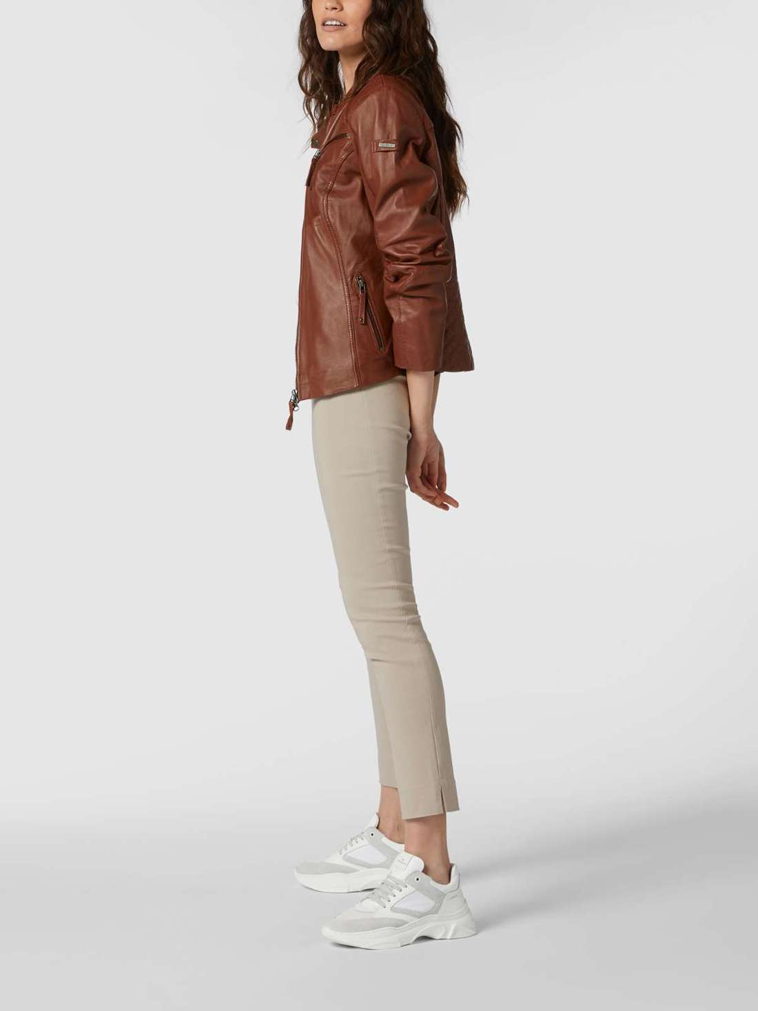 Куртка из кожи наппа ягненка