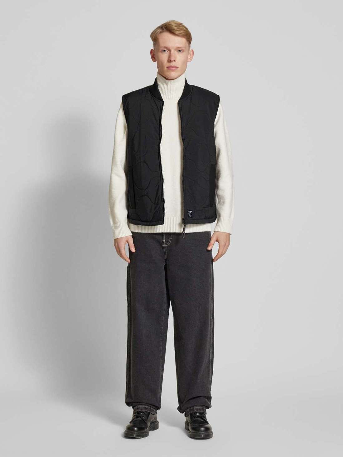 Стеганый жилет с воротником стойкой MANU