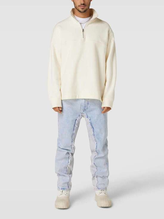 Мешковатые джинсы с контрастными вставками CRONIN