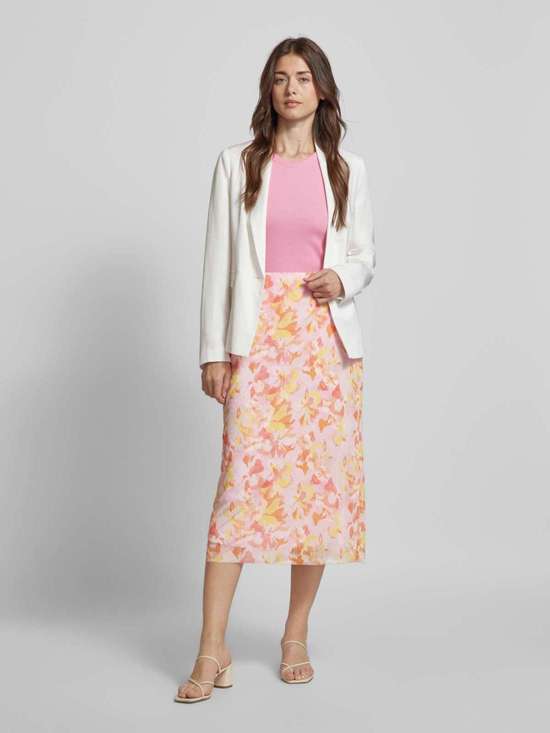 Юбка-миди с цветочным узором