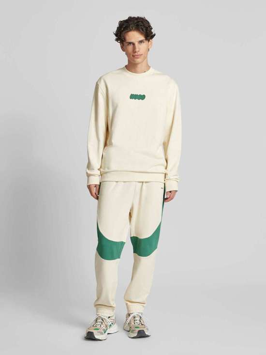 Толстовка оверсайз с принтом этикетки JERSEY