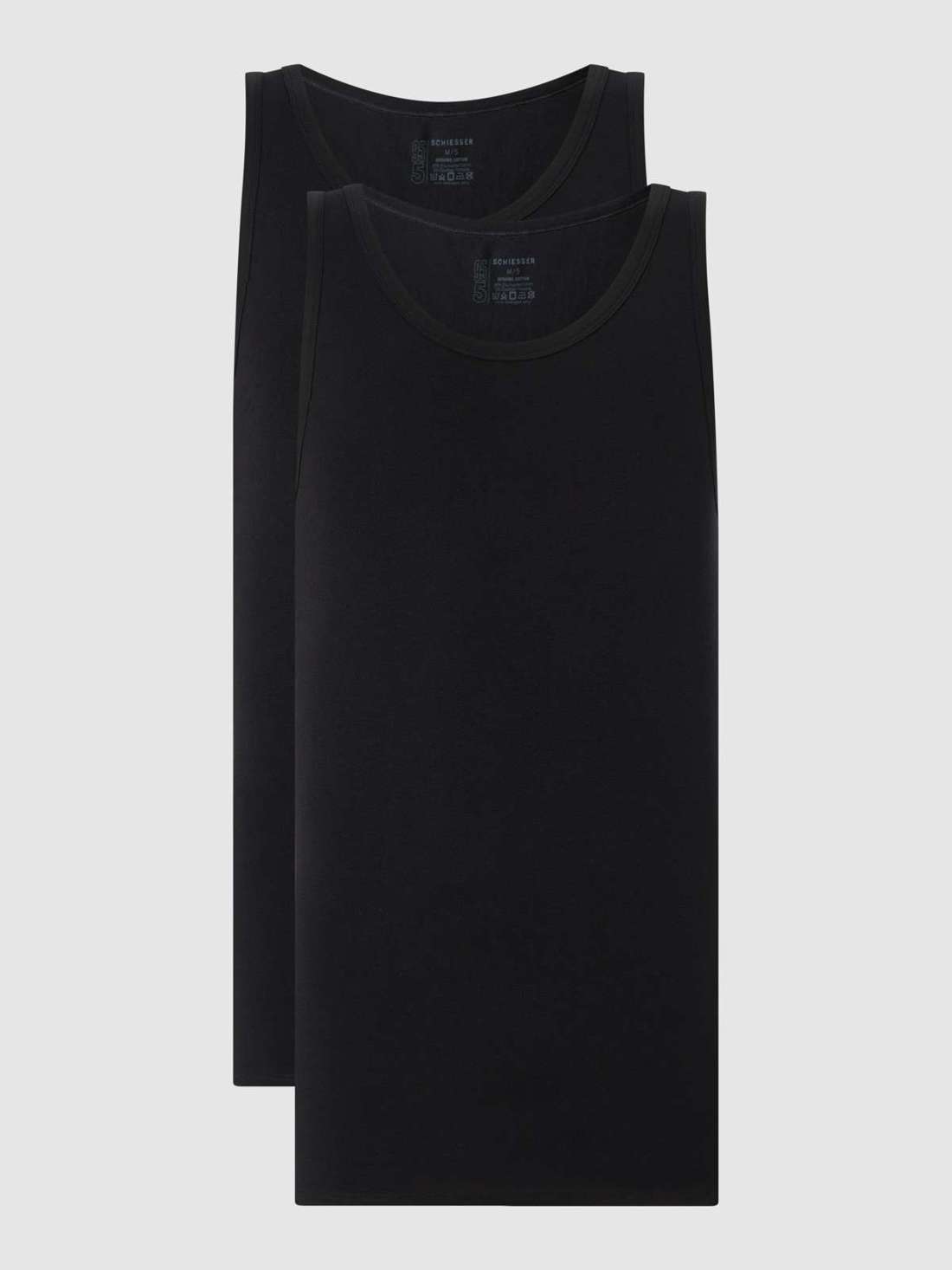 Майка с круглым вырезом в упаковке из 2 штук