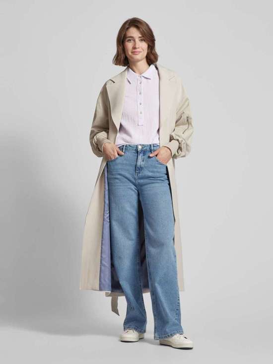 Блузка-рубашка с планкой на пуговицах Fukida