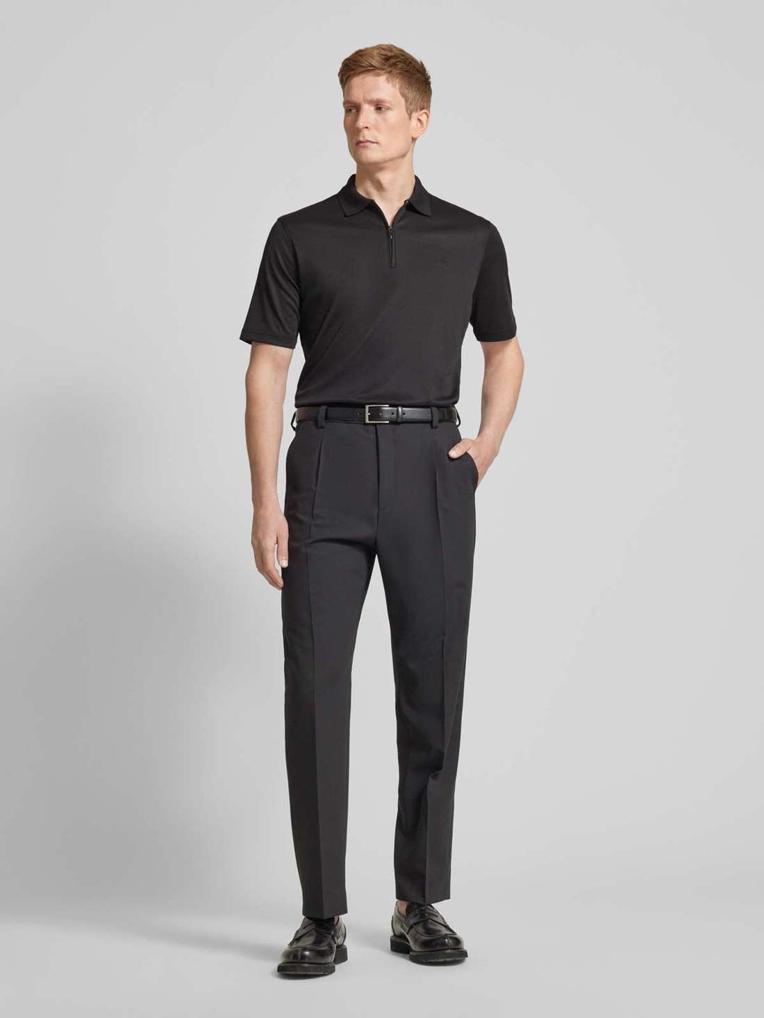 Рубашка-поло стандартного кроя с вышитым логотипом