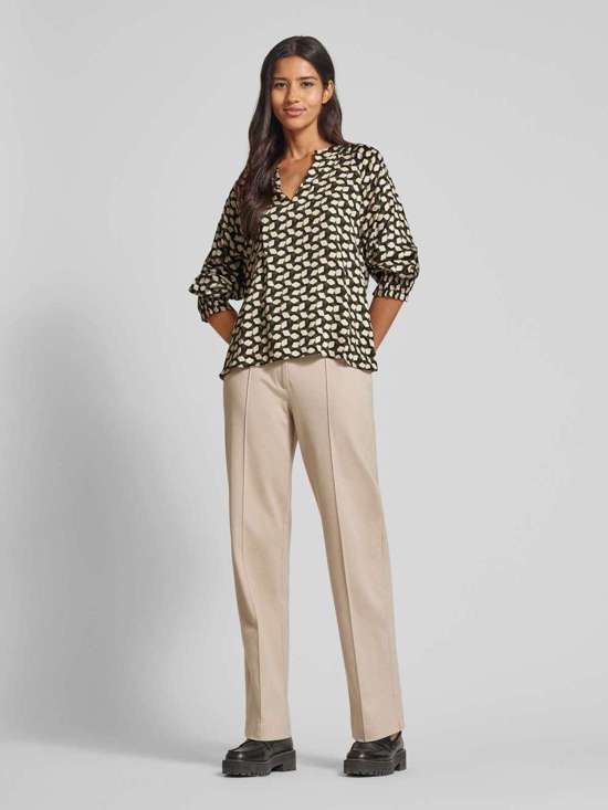 Блуза свободного кроя с рукавами реглан