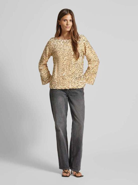 Длинный рукав с отделкой пайетками FAITH