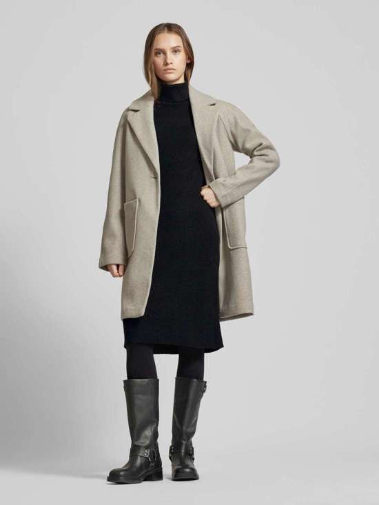 Трикотажное платье длиной до колена с водолазкой SASHA