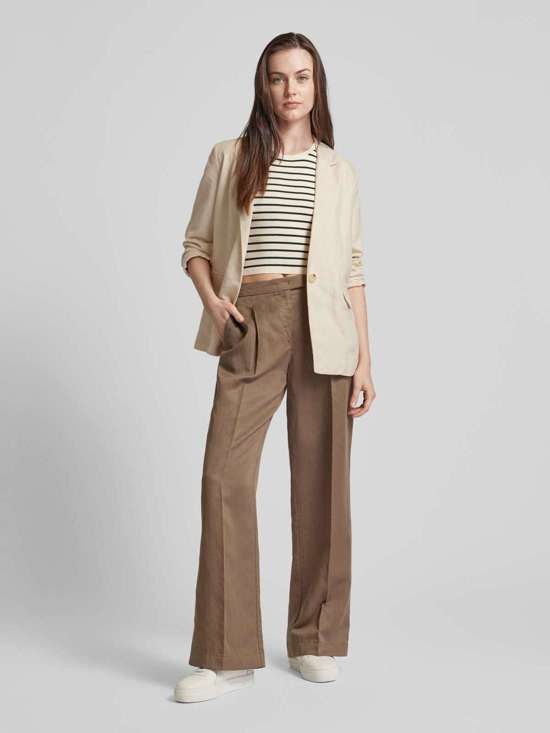 Льняной пиджак с воротником с лацканами Jamari