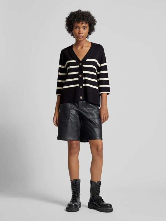 Кардиган обычного кроя с полосатым узором SIA