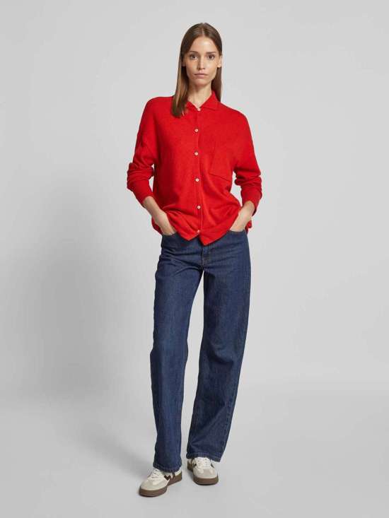 Кардиган с объемными рукавами