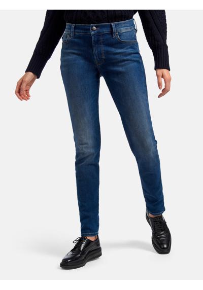 джинсы узкого кроя с 5 карманами