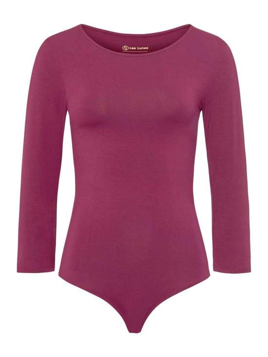 Боди с рукавами 3/4