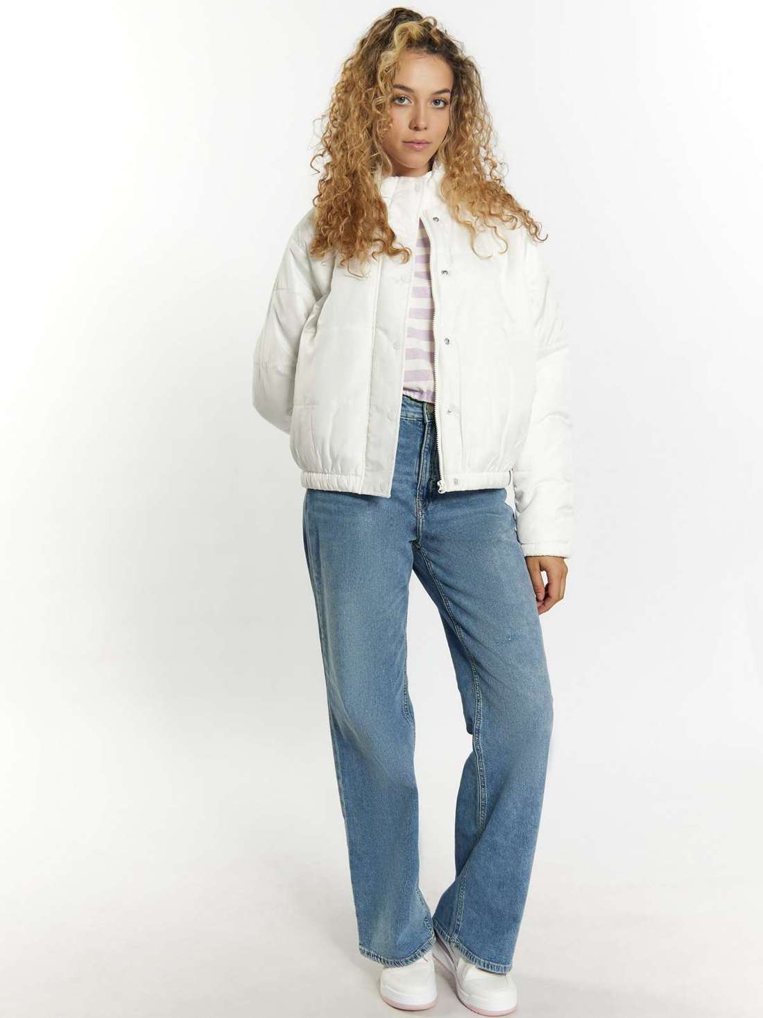 Легкая утепленная куртка-блузон