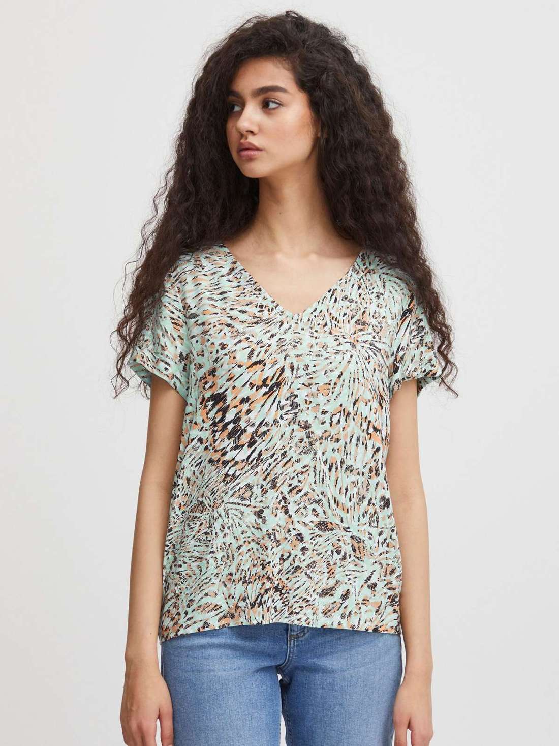 Блузка с короткими рукавами IHVERA