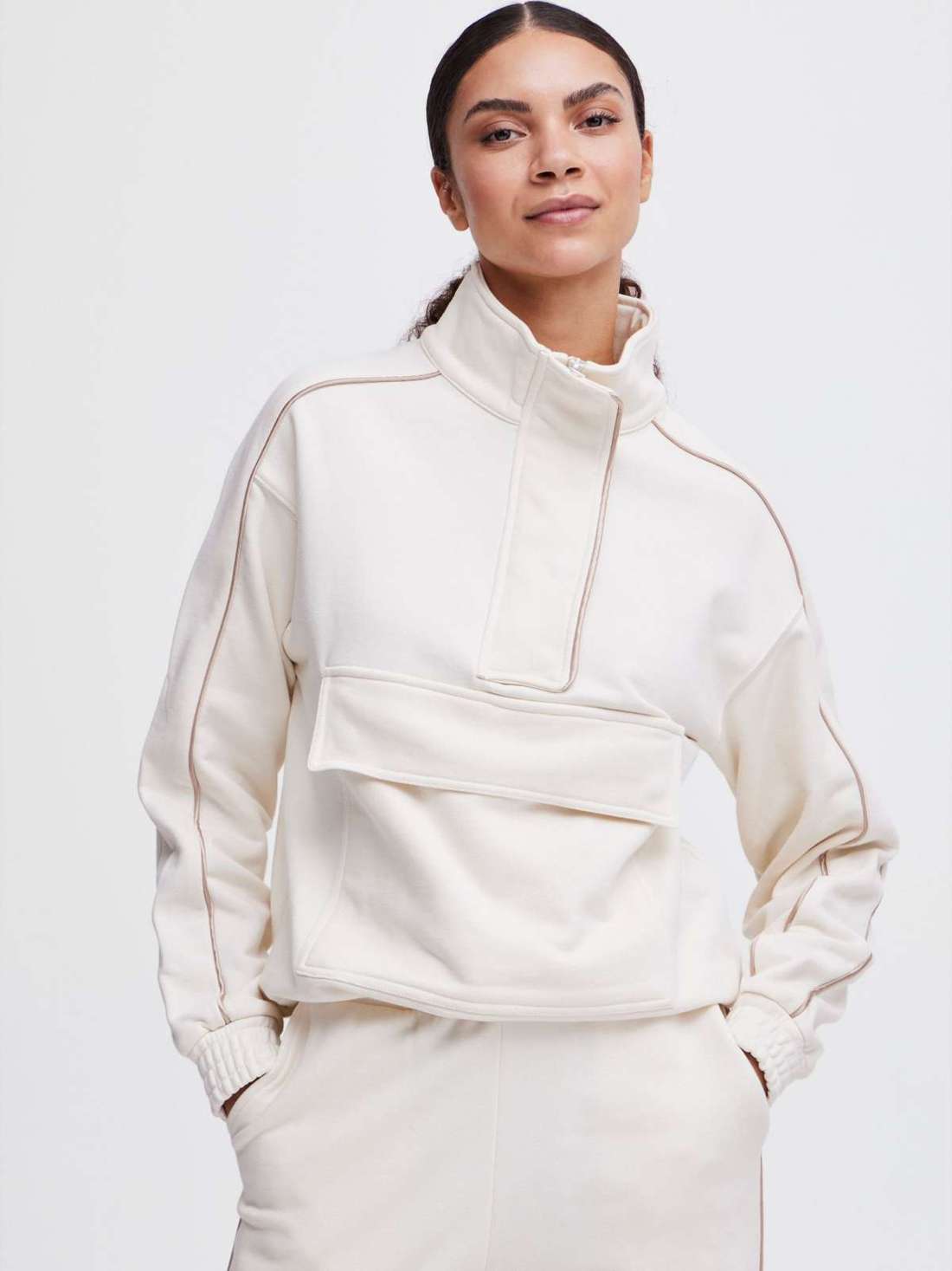 Тройер вязки в рубчик JCSAKI