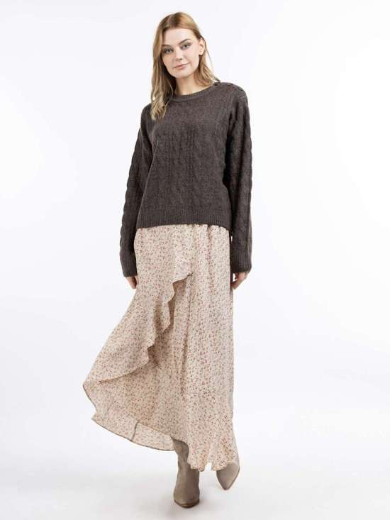 Вязаный пуловер