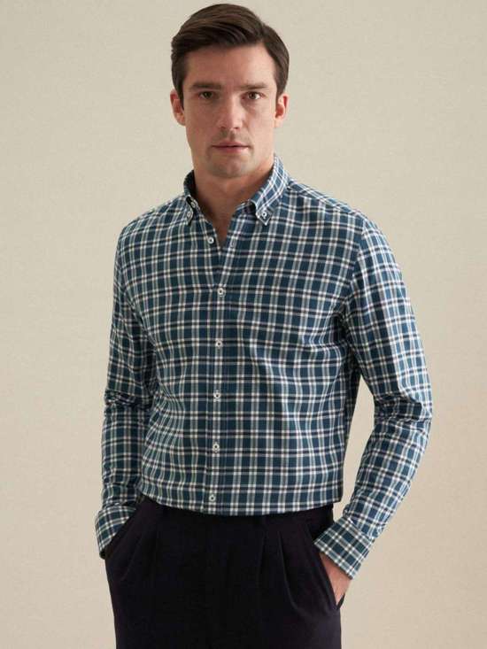 Утепленная рубашка Shaped Langarm