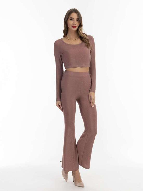 Укороченный топ из джерси