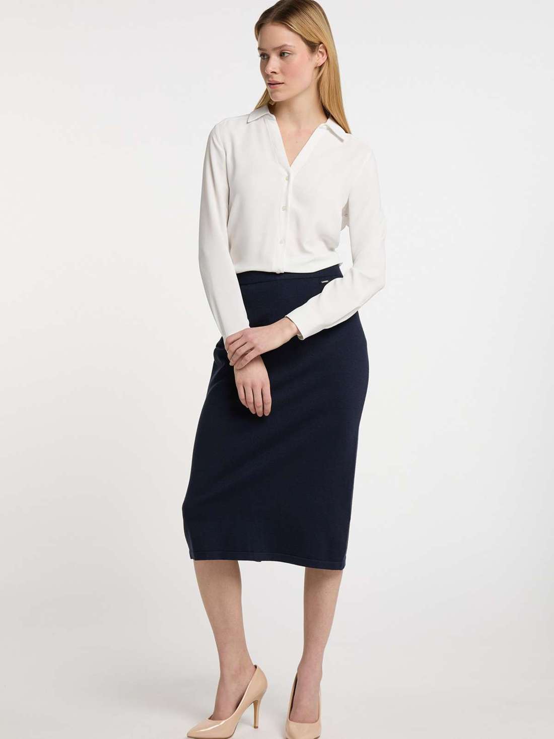 Вязаная юбка