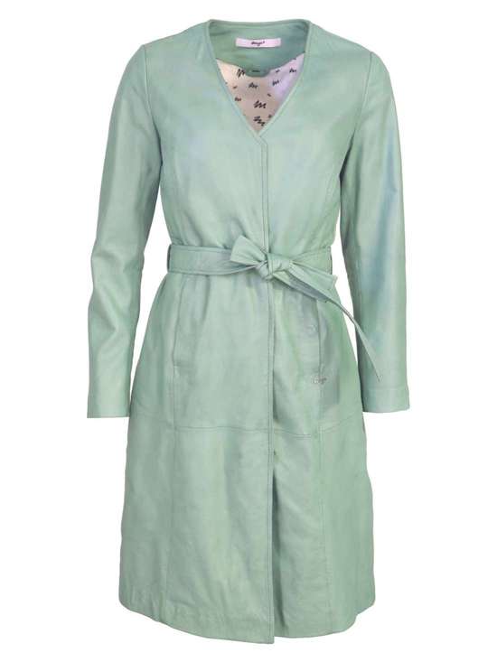 Кожаное пальто