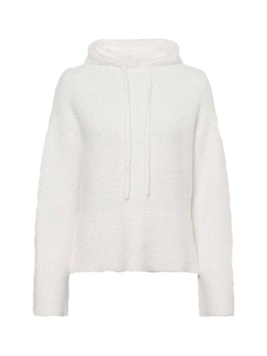 Вязаный свитер с капюшоном