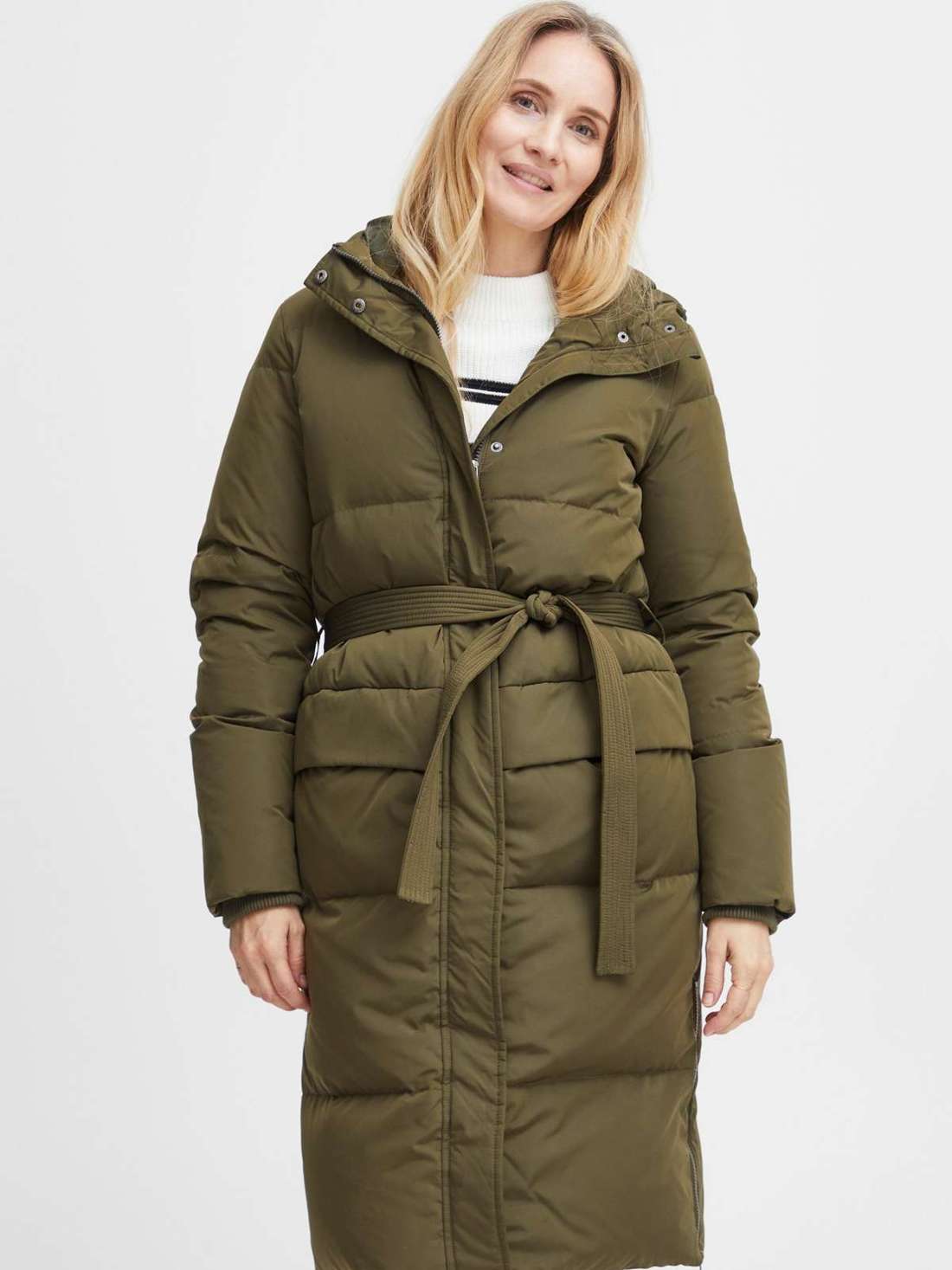 Стеганое пальто