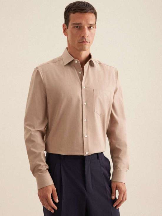 Утепленная рубашка Regular Langarm