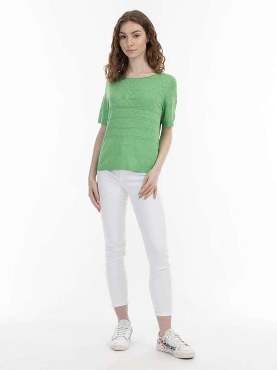 Трикотажный пуловер