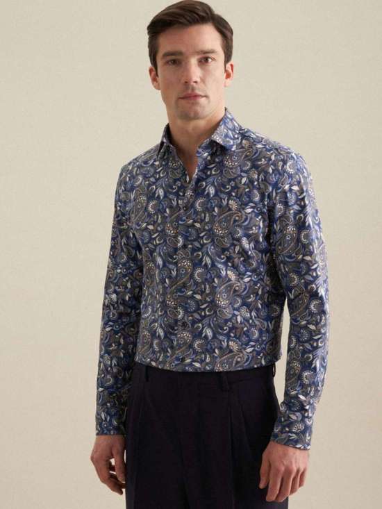 Утепленная рубашка Slim Langarm