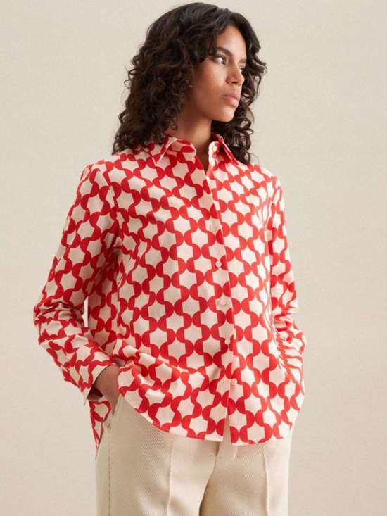 Рубашка-блузка Geometrische Muster