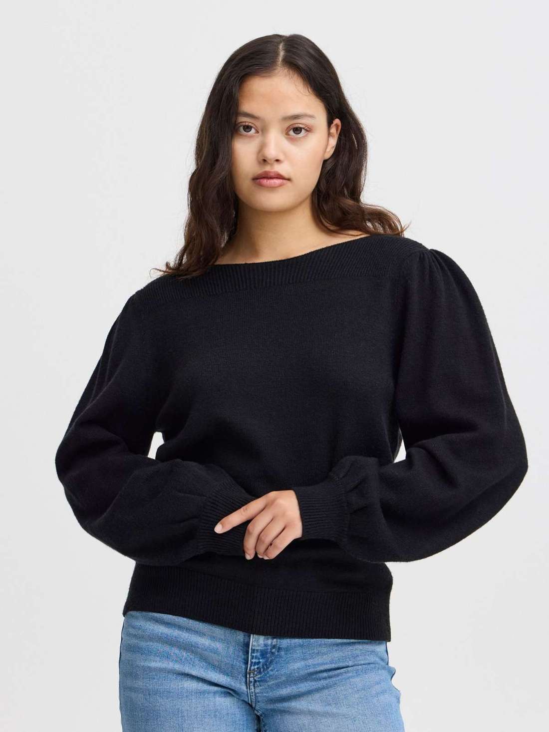 Трикотажный пуловер IHVIRELLE LS