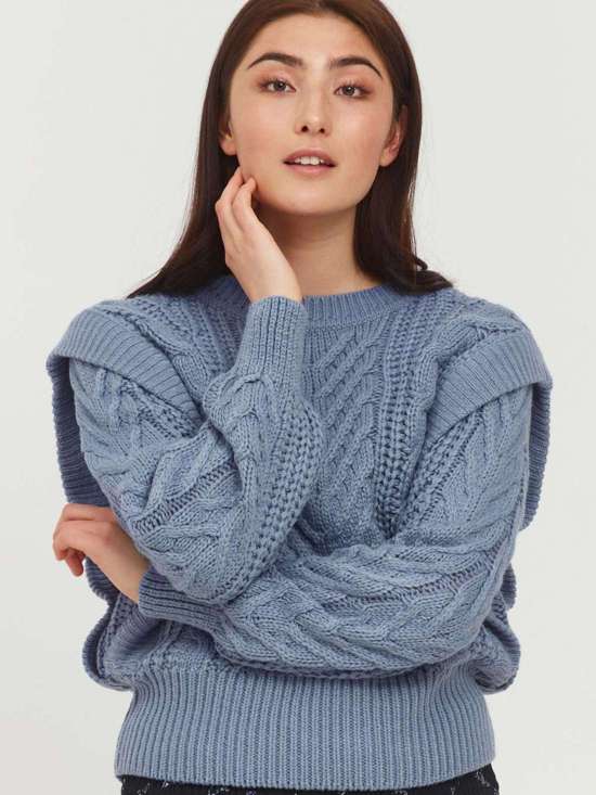 Трикотажный пуловер BYOTINKA