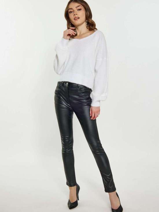 Вязаный пуловер