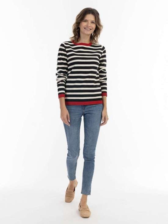 Вязаный пуловер