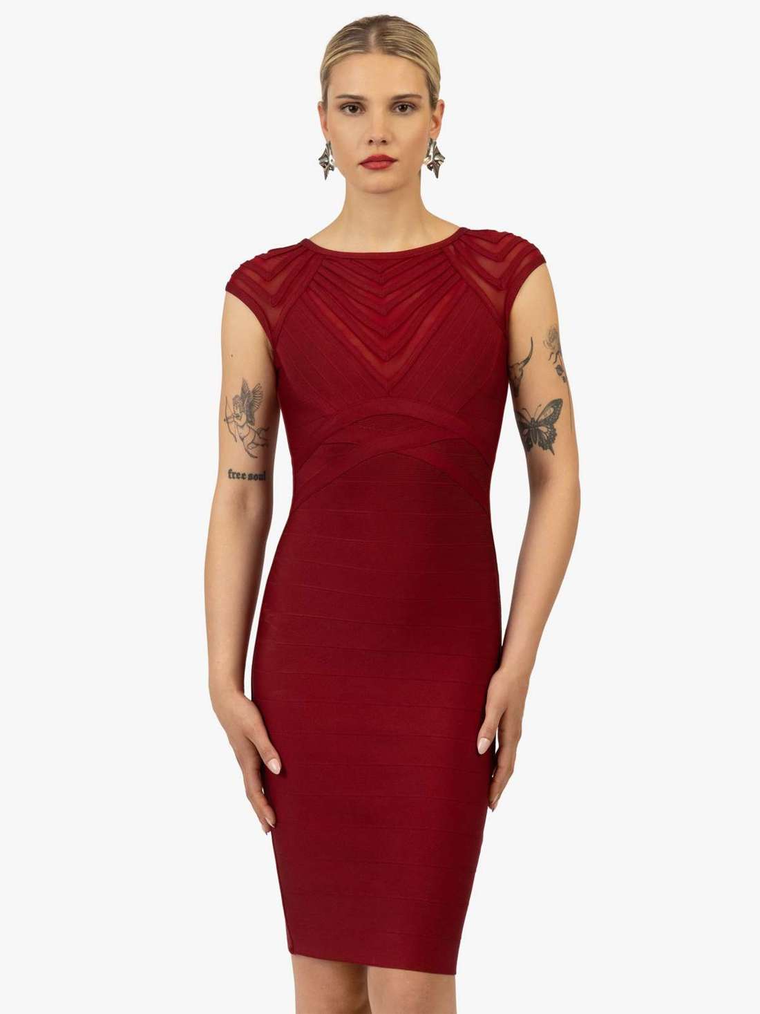 Бандажное платье