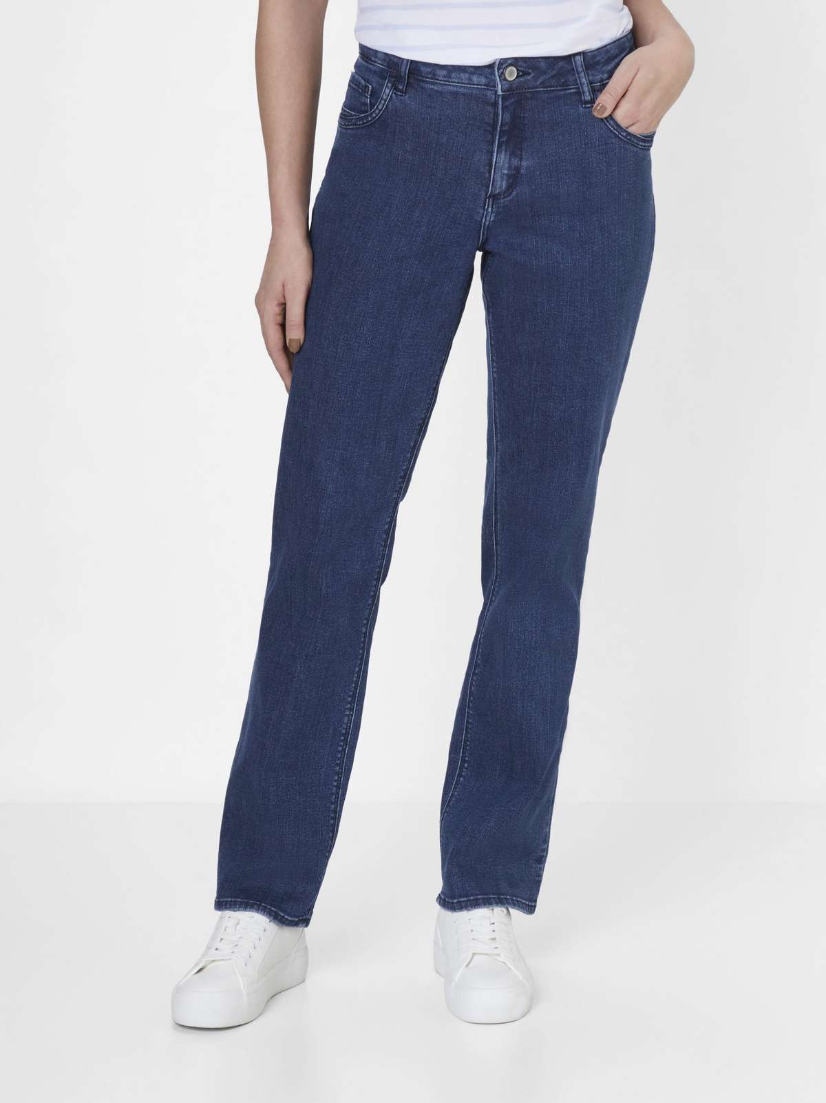 Джинсы с 5 карманами LARA Straight Fit