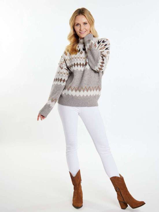 Трикотажный пуловер