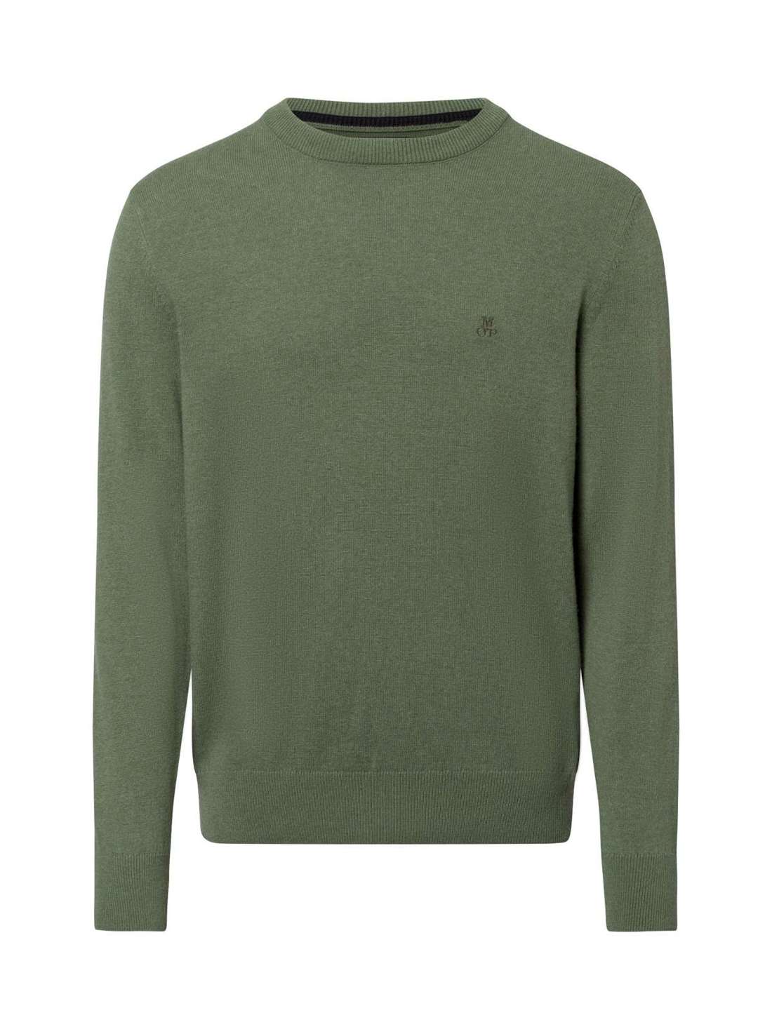 Вязаный пуловер с содержанием натуральной шерсти