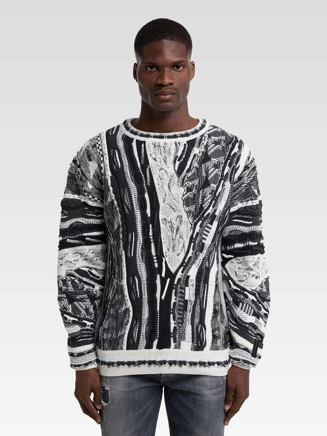 Пуловер с круглым вырезом De Cristan