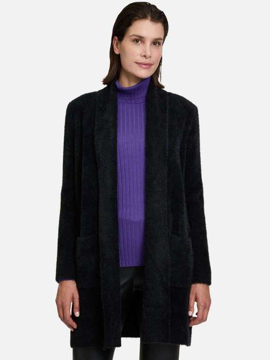 Вязаное пальто