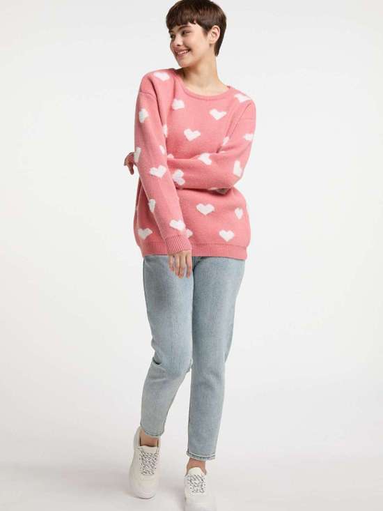 Трикотажный пуловер