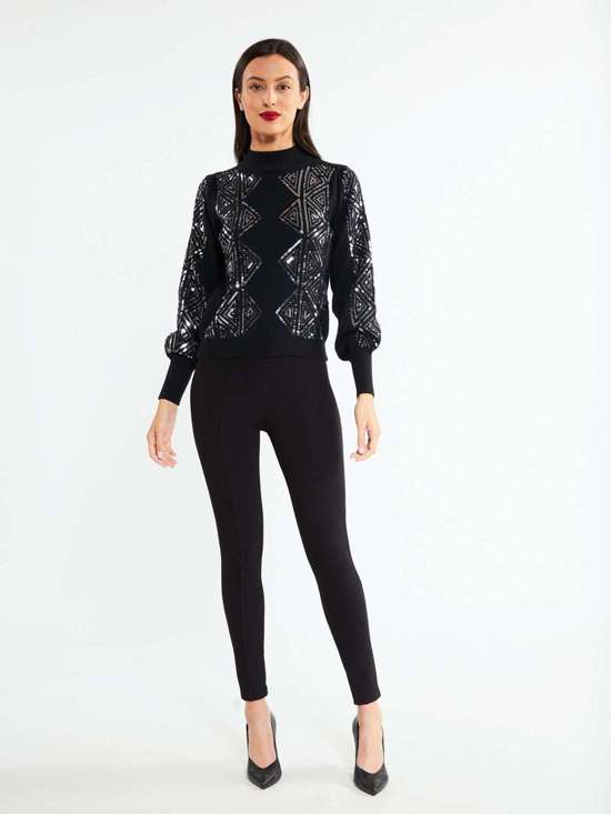 Трикотажный пуловер