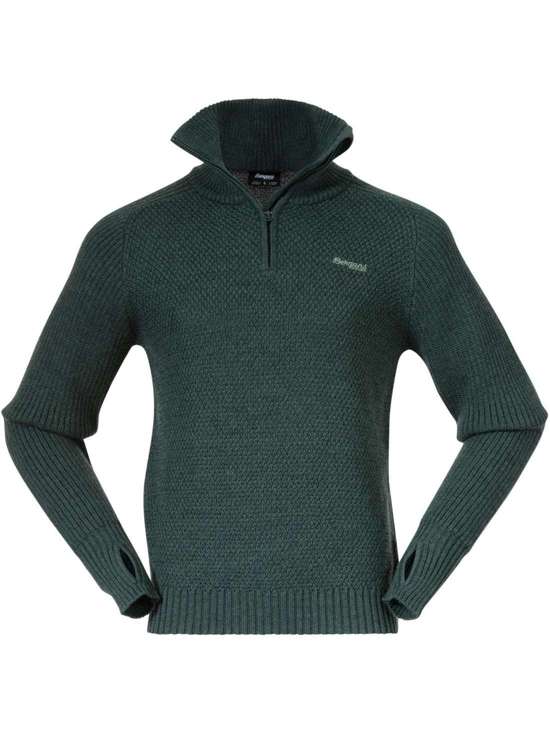 Трикотажный пуловер с длинными рукавами