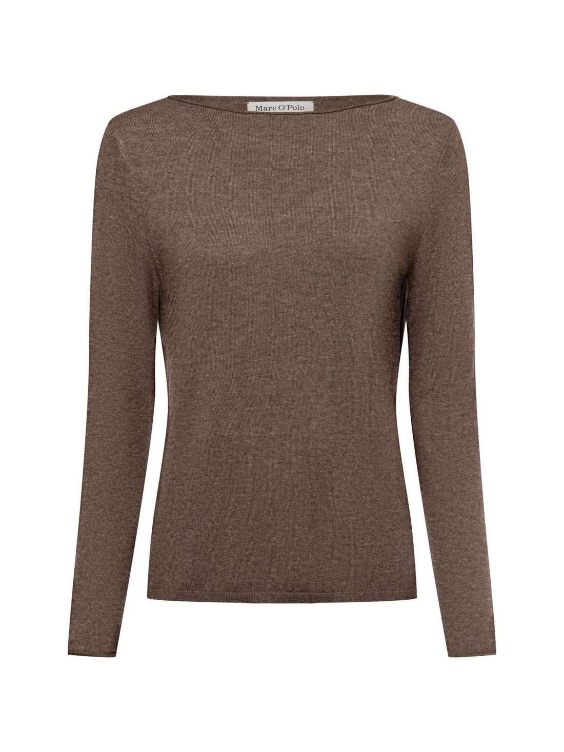 Пуловер с содержанием натуральной шерсти