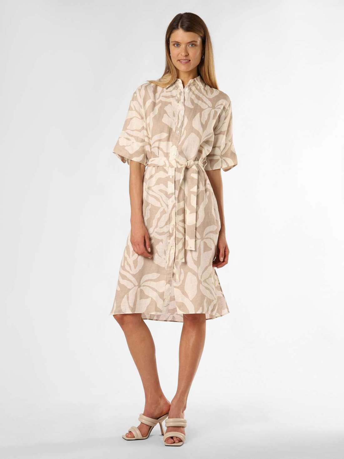 Льняное платье