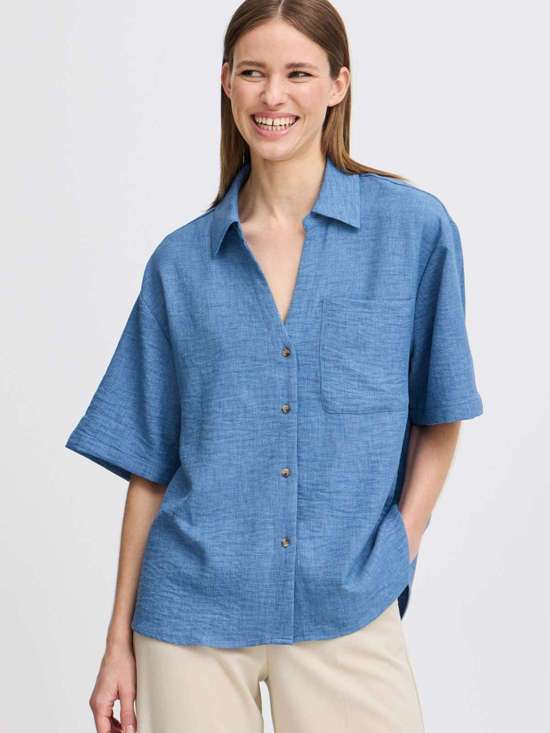 Рубашка с коротким рукавом BYGAIYA