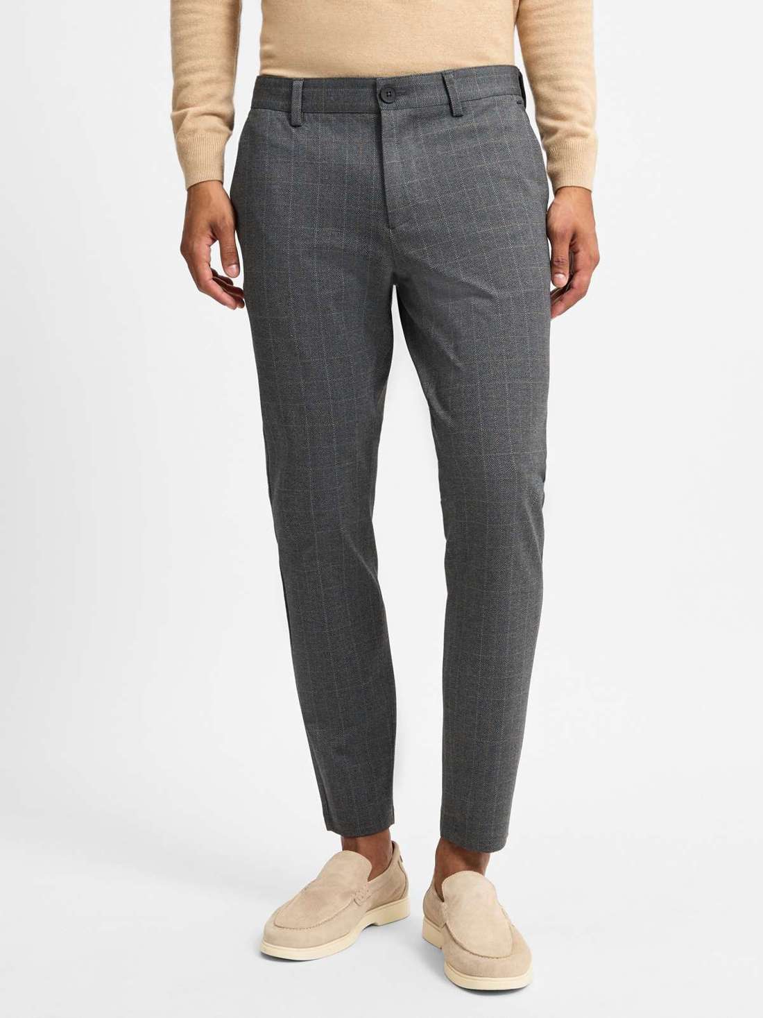 Чино шерстяные брюки чинос в стиле принца уэльского ONSMark